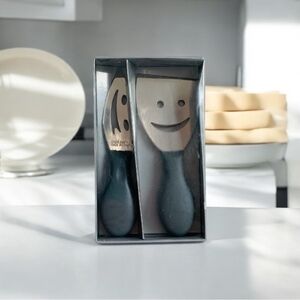 Cheese Cutters ANKYO Stainless Steel Grey Cheese Knives Set of 2 Cheese Knife